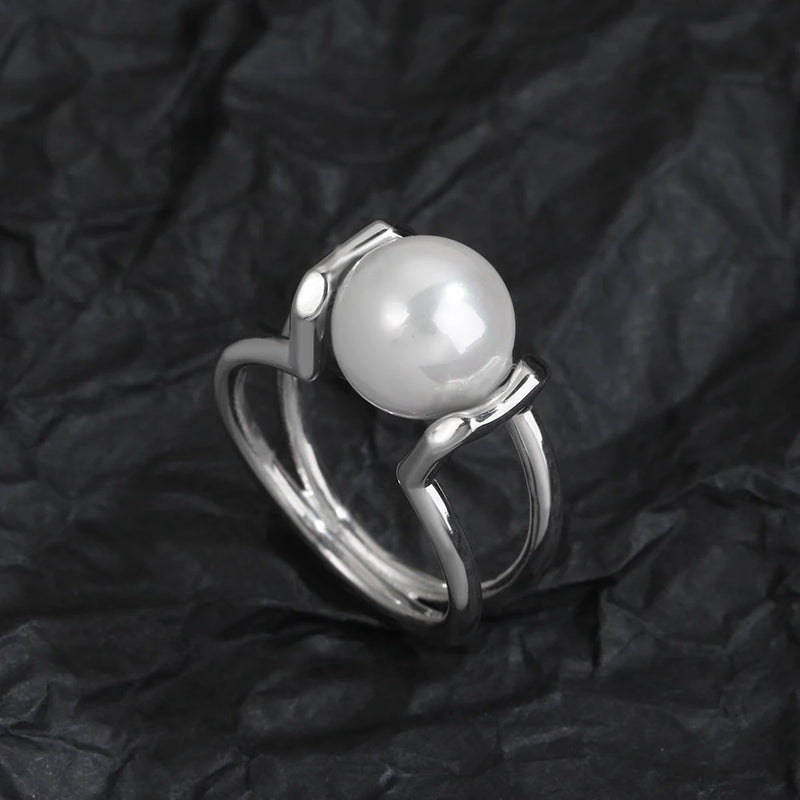 925 Silver Pearl Necklace for Women - Stacked Light Jewelry