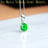 925 Sterling Silver Women Pendant Semi Mount Pendant