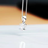 925 Sterling Silver Women Pendant Semi Mount Pendant