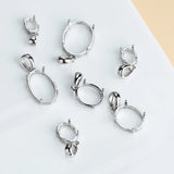 925 Sterling Silver Women Pendant Semi Mount Pendant