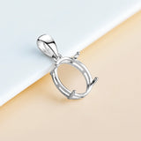 925 Sterling Silver Women Pendant Semi Mount Pendant