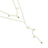 925 Silver Y Shape Layered Necklace For Women