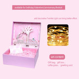 Flower Birthday Romance Women's Anniversary Cosmetics Box