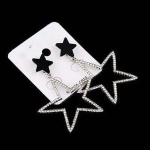 Exaggerated 5-Pointed Star Ear Nail Female Earrings