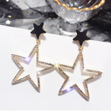 Exaggerated 5-Pointed Star Ear Nail Female Earrings