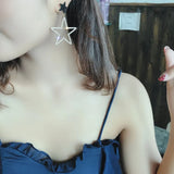 Exaggerated 5-Pointed Star Ear Nail Female Earrings