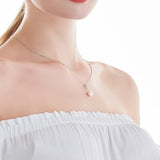 925 Silver Necklace Pendant with Freshwater Pearl Jewelry