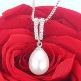 925 Silver Necklace Pendant with Freshwater Pearl Jewelry