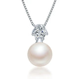 925 Sterling Silver Necklace Pendant with Natural Freshwater Pearl