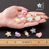 92pcs Acrylic Beads Star/Candy/Heart in Bead Mix for DIY Jewelry Making