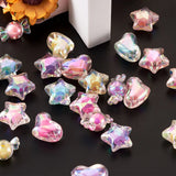 92pcs Acrylic Beads Star/Candy/Heart in Bead Mix for DIY Jewelry Making