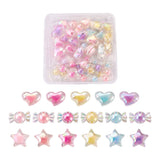 92pcs Acrylic Beads Star/Candy/Heart in Bead Mix for DIY Jewelry Making