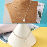 92pcs/Box Freshwater Shell Letter Number Charms Pendant DIY Necklace Bracelet