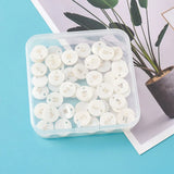 92pcs/Box Freshwater Shell Letter Number Charms Pendant DIY Necklace Bracelet
