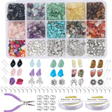 933Pcs Natural Gemstone Beads Kit for DIY Jewelry Making