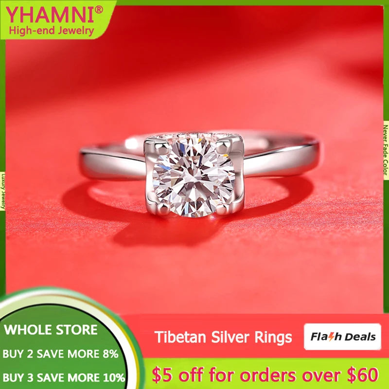 Tibetan Silver CZ Wedding Band Bride Jewelry