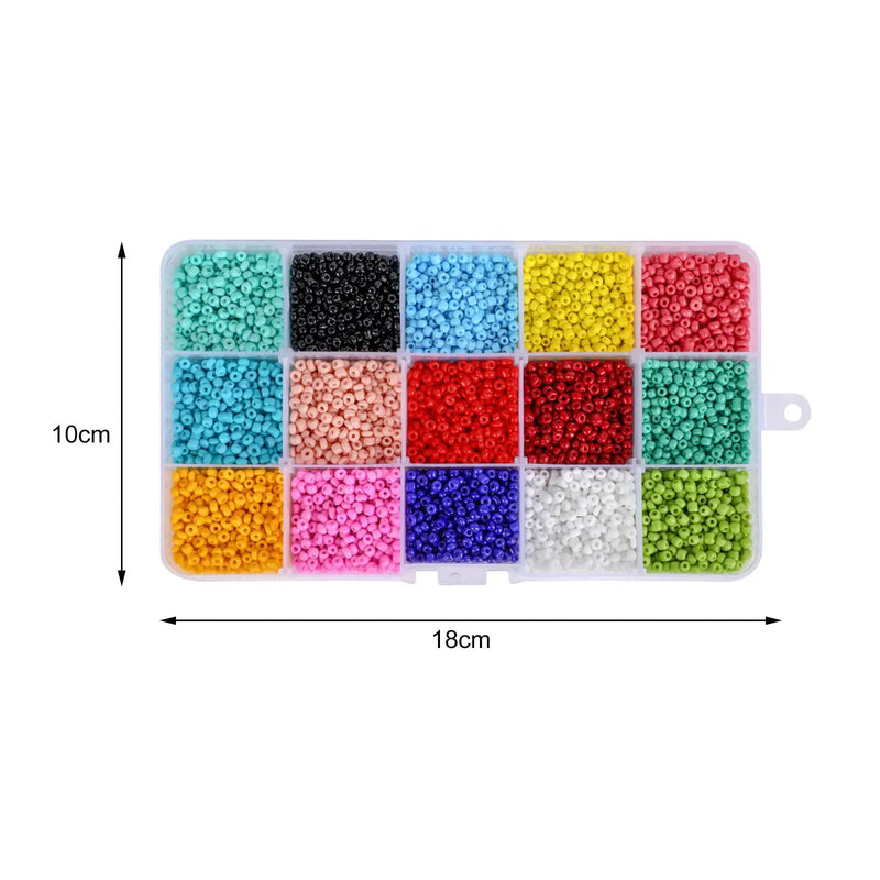 9500Pcs 3mm Acrylic Beads Kit for Jewelry Making DIY
