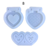Heart Photo Frame Resin Keychain Mold