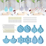 95Pcs Earrings Epoxy Resin Mold Silicone Moulds DIY Casting