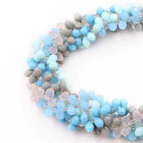 95Pcs 5x8mm Austria Glass Teardrop Bead For Jewelry Making