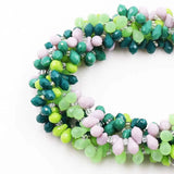 95Pcs 5x8mm Austria Glass Teardrop Bead For Jewelry Making