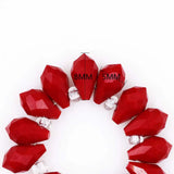 95Pcs 5x8mm Austria Glass Teardrop Bead For Jewelry Making