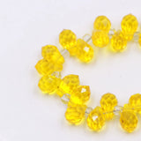 95Pcs/Lot 5x8mm Crystal Teardrop Pendants Faceted Beads For DIY Jewelry Making