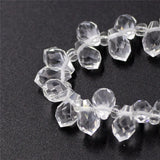 95Pcs/Lot 5x8mm Crystal Teardrop Pendants Faceted Beads For DIY Jewelry Making
