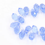 95Pcs/Lot 5x8mm Crystal Teardrop Pendants Faceted Beads For DIY Jewelry Making