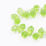 95Pcs/Lot 5x8mm Crystal Teardrop Pendants Faceted Beads For DIY Jewelry Making