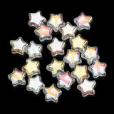 95Pcs 8mm Glass Star Beads Crystal Pendants DIY Crafts Jewelry Making Material