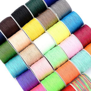 95m 0.8mm Colorful Nylon Thread Cord for Jewelry Making DIY