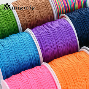 0.8mm Nylon Thread Cord String 28 Colors Beading Cords for DIY Crafting
