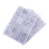 960/1200pcs Acrylic Letter Beads&Heart-shaped Beads Kit