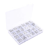 960/1200pcs Acrylic Letter Beads&Heart-shaped Beads Kit