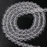 6/8/10/12mm Faceted Glass Ball Crystal Beads for DIY Jewelry Making