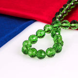 6/8/10/12mm Faceted Glass Ball Crystal Beads for DIY Jewelry Making