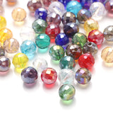 Faceted Crystal Glass Beads AB Colors 6mm-12mm for Jewelry Making