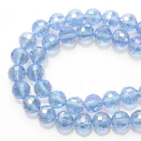 Faceted Crystal Glass Beads AB Colors 6mm-12mm for Jewelry Making