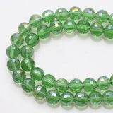 Faceted Crystal Glass Beads AB Colors 6mm-12mm for Jewelry Making