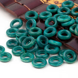 96Pcs Round Large Hole Wooden Beads DIY Hair Hand Making Dreadlocks Decoration