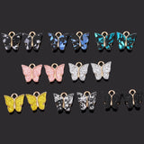 96Pcs Acrylic Butterfly Charms Colorful Jewelry DIY Earrings Bracelets