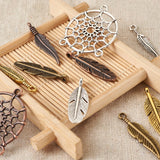96pcs Tibetan Style Alloy Chandelier Charms for DIY Jewelry Making
