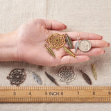 96pcs Tibetan Style Alloy Chandelier Charms for DIY Jewelry Making
