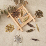 96pcs Tibetan Style Alloy Chandelier Charms for DIY Jewelry Making