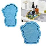 97QE DIY Epoxy Mold Silicone Resin Mold Beauty Tray Mold Home DIY Handmake Tool