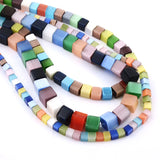 DIY Cat Eye Beads Square Mixed Beads for Bracelet Necklace Jewelry 4/6/8mm