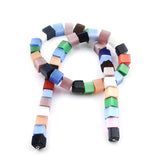 DIY Cat Eye Beads Square Mixed Beads for Bracelet Necklace Jewelry 4/6/8mm