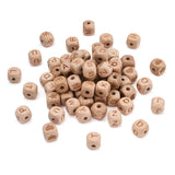 98Pcs Alphabet Wood Beads A-Z for DIY Bracelet Necklace