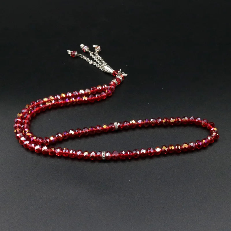 Islamic Tasbih Bracelet 99 Beads 6mm Prayer Jewelry Family Gift